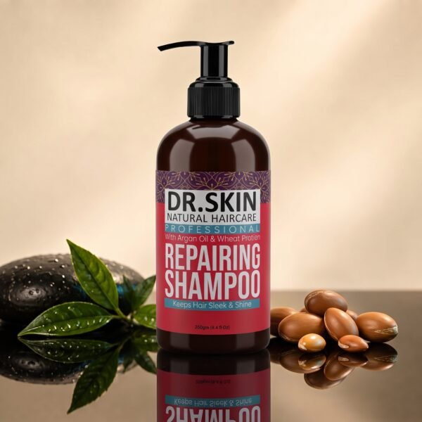 Dr.Skin Repairing Shampoo with Argan Oil and Wheat Protein